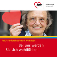 Titelseite unserer Heimbroschüre | AWO-Seniorenheim Kempten | Altenheim Kempten | Pflegeheim Kempten | Pflegeplatz Kempten